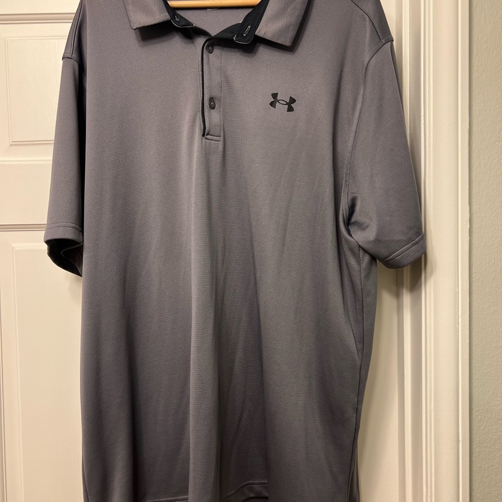 Under Armour Men's Charcoal Polo Shirt